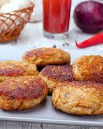 Куриные котлеты с капустой