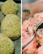 Куриные котлеты с картофелем