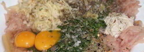 куриные котлеты с хреном и яблоками. Шаг 4