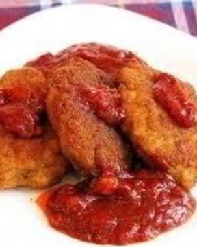 Куриные котлеты в остром соусе