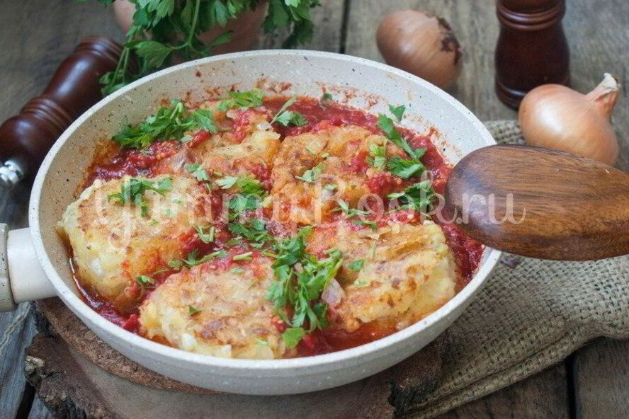 Рецепт луково-картофельных котлеты