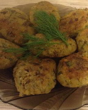 Постные грибные котлеты с нутом