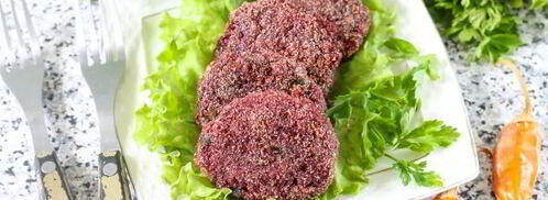 постные свекольные котлеты. Шаг 10