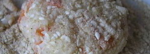 рисовые котлетки в кунжутной панировке. Шаг 5