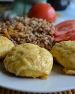 Рыбные котлеты в сырной шубе