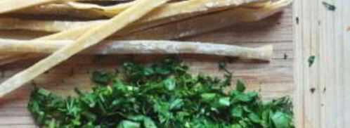 лапша куриная с грибами и тимьяном. Шаг 7