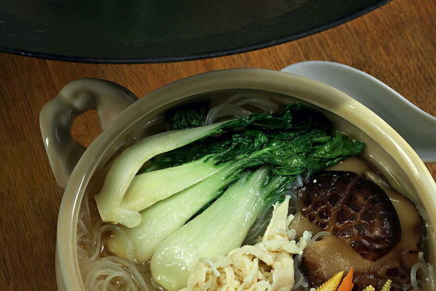 Рецепт лапши с курицей и шиитаке