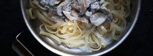 лапша со сливочно-грибным соусом. Шаг 7