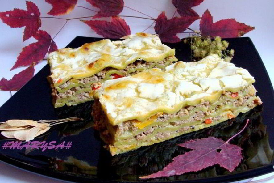 Рецепт домашней зеленой лазанья
