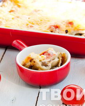 Лазанья грибная