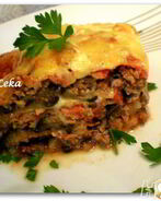 Лазанья с баклажанами