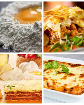 Лазанья с домашним тестом