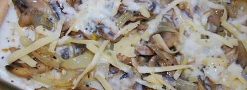 лазанья с кабачками и грибами. Шаг 7