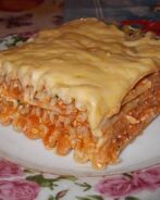 Лазанья с куриным фаршем