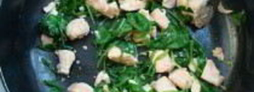 лазанья с лососем и шпинатом. Шаг 3