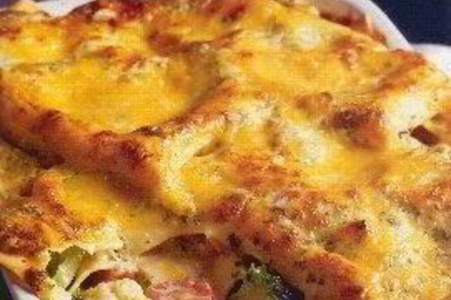 Рецепт лазаний с цветной капустой и сыром