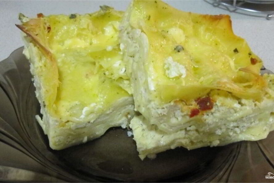 Рецепт лазаний с творогом