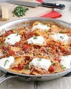 Лазанья в сковороде