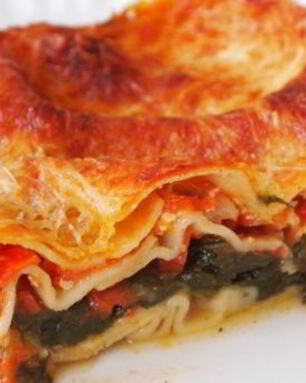 Постная лазанья