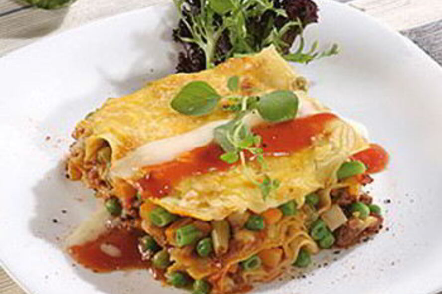 Рецепт весенней лазанья