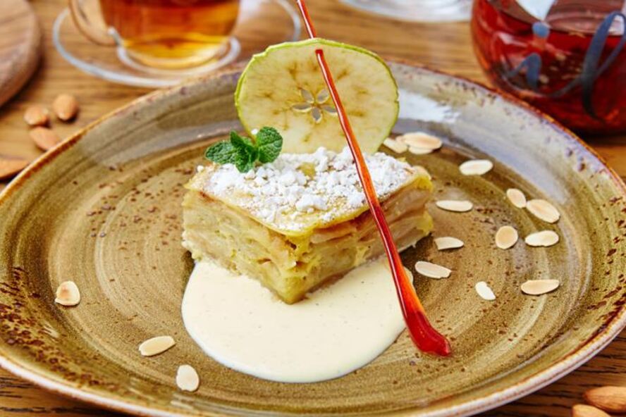 Рецепт яблочной лазанья