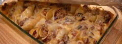 макароны, фаршированные фаршем, в духовке. Шаг 11