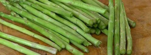 макароны-ракушки со спаржей, горохом и беконом. Шаг 4