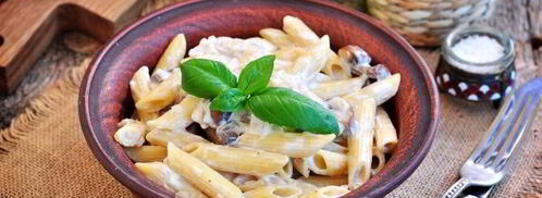 макароны с грибами в сметанном соусе. Шаг 11