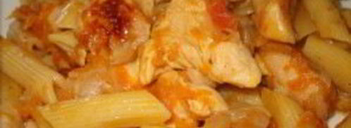 макароны с куриным филе. Шаг 6