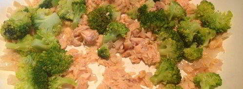 макароны с лососем и брокколи. Шаг 4