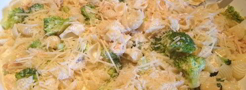 макароны с лососем и брокколи. Шаг 6