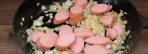 макароны с сосисками. Шаг 6