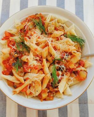 Паста алла Норма с баклажанами