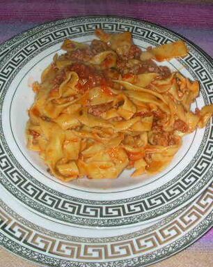 Паста для спагетти тальятелле