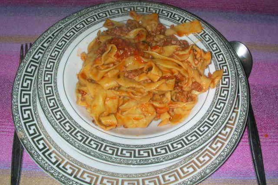 Рецепт пасты для спагетти тальятелле