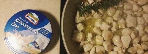 паста фарфалле в сырном соусе. Шаг 4