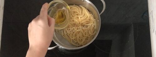 паста карбонара классическая со сливками. Шаг 7
