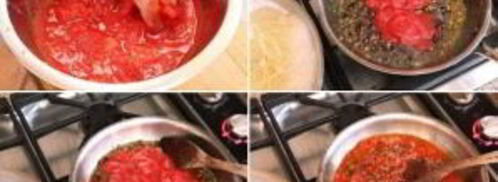 паста с анчоусами и оливками. Шаг 3