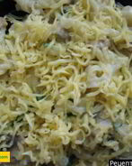 Паста с грибами в сливочном соусе с белым вином и сыром