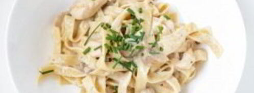 паста с курицей и грибами. Шаг 12