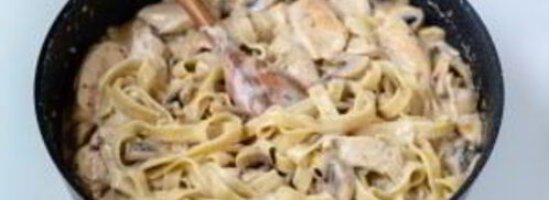 паста с курицей и грибами. Шаг 11