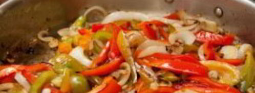 паста с сосисками и овощами. Шаг 5