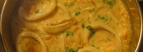 паста с соусом из кальмаров. Шаг 6