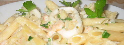 паста с соусом из кальмаров. Шаг 6