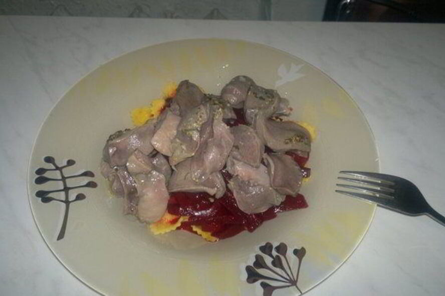 Рецепт русской пасты со свеклой, луком и чесноком