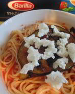 Спагетти Алла Норма с баклажанами