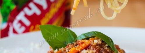 спагетти болоньезе с фаршем. Шаг 8