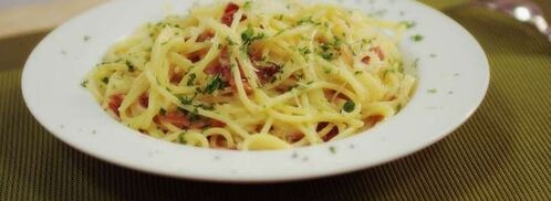 спагетти карбонара. Шаг 10