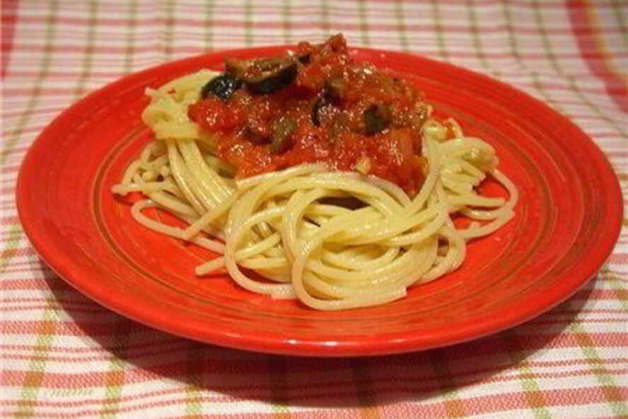 Рецепт спагетти путанеска