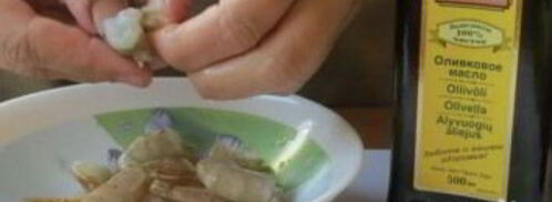 спагетти с чернилами каракатицы в сливочном соусе. Шаг 3